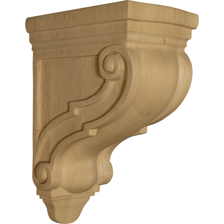 OSBORNE WOOD PRODUCTS 12 1/2 x 5 1/2 x 8 Verona Classic Corbel in White Oak 8080WO